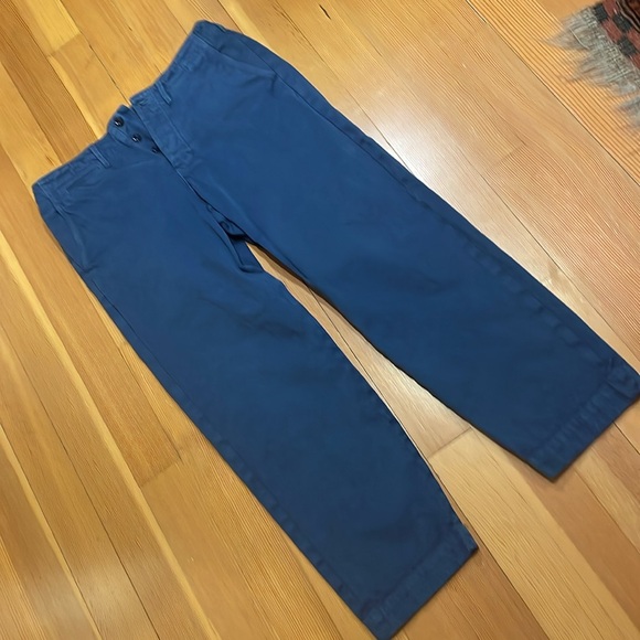 Amazing — WALLACE & BARNES Button Fly OFFICER’S CHINOS — 32x30 - Picture 2 of 15